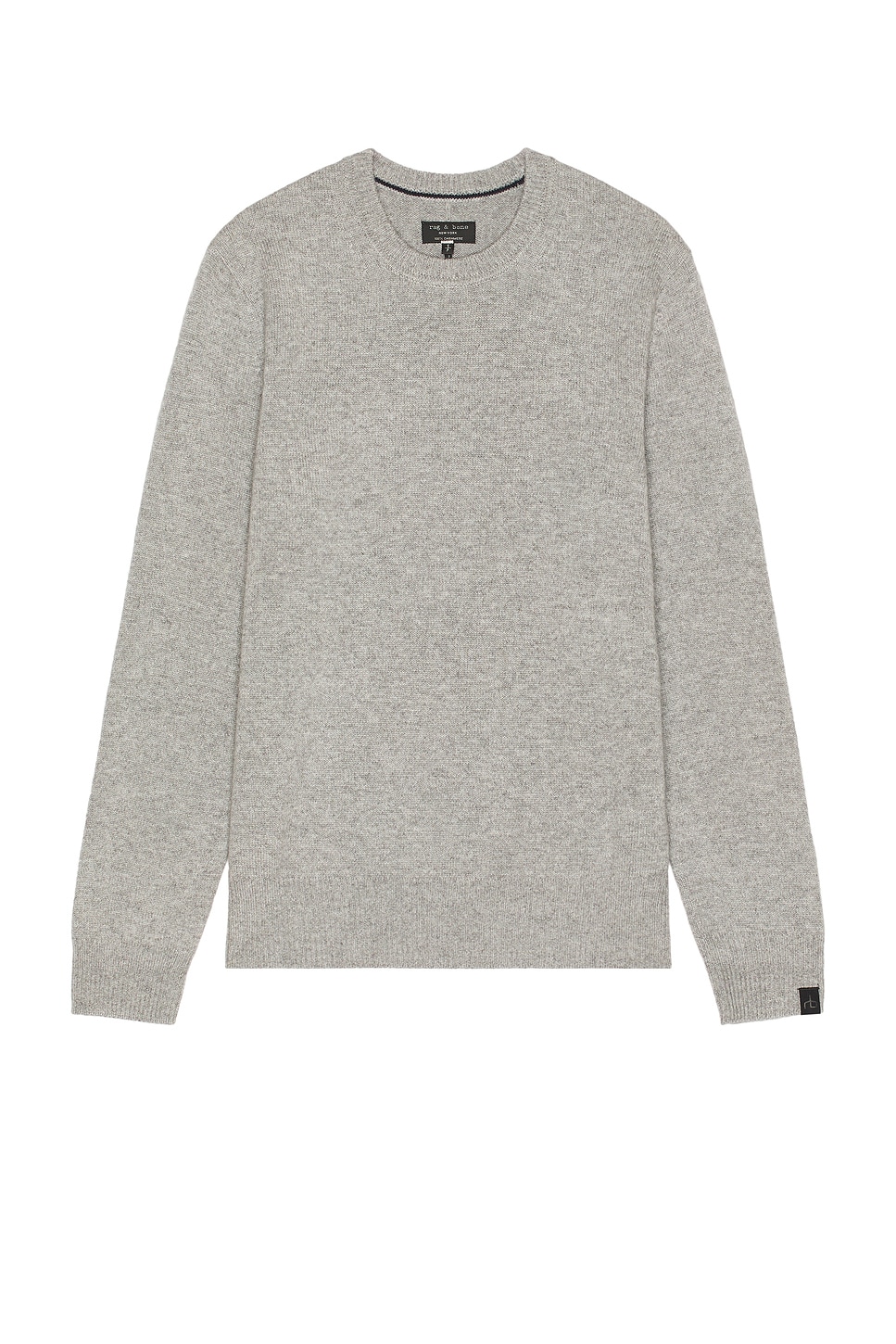 Image 1 of Rag & Bone Declan Cashmere Crew Sweater in Grey