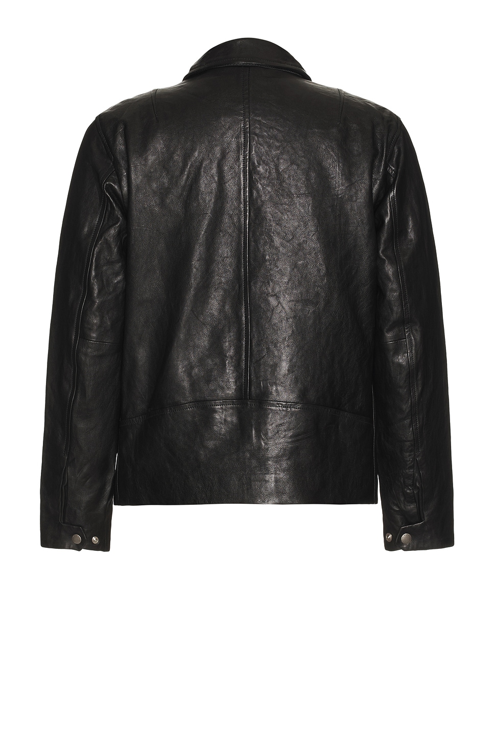 Rag & Bone Melrose Textured-leather Jacket In Black