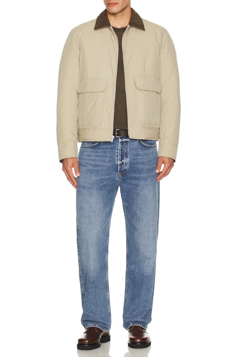 Rag & Bone Derrick Filled Jacket In Neutral