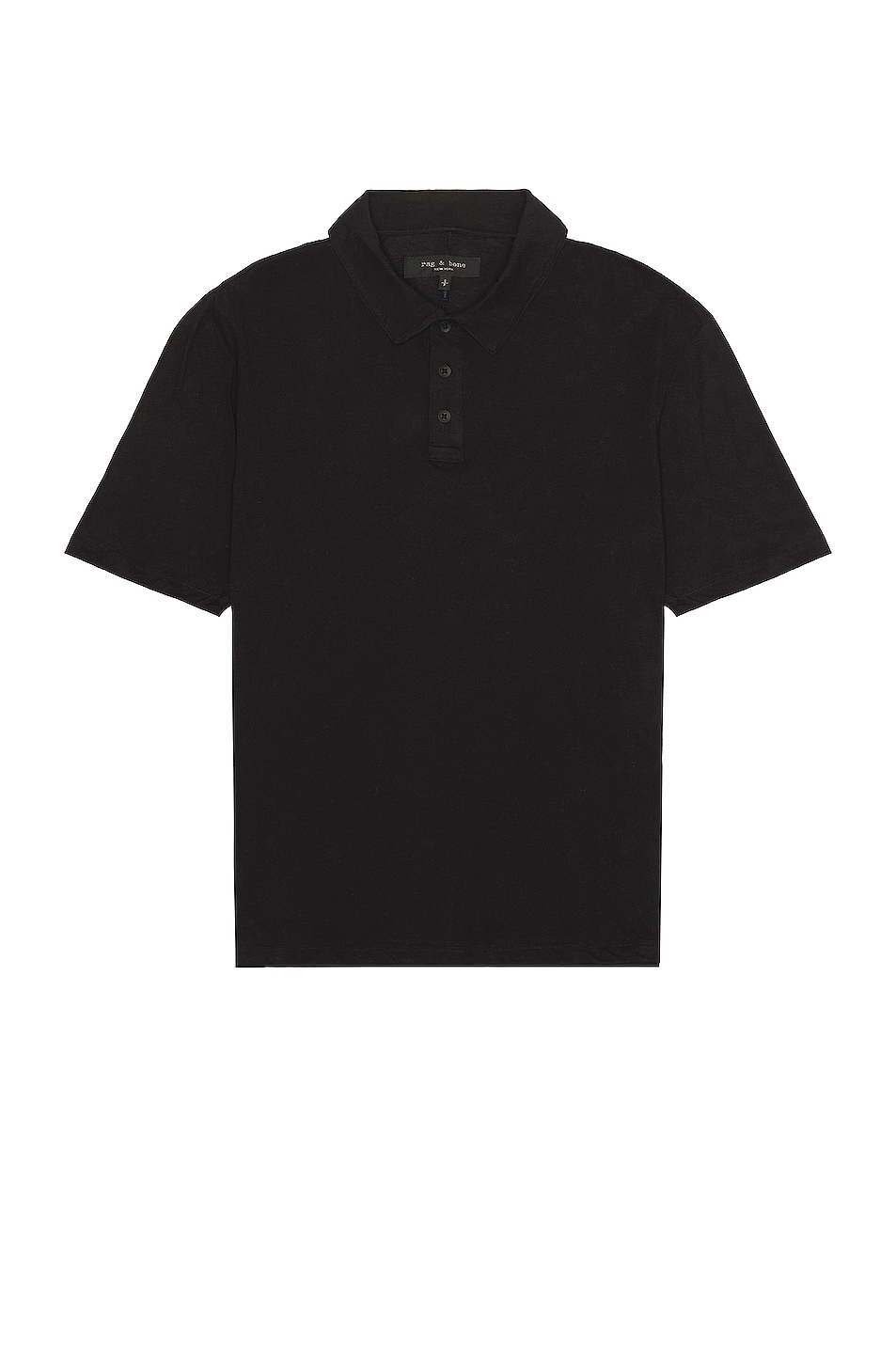 Image 1 of Rag & Bone Classic Polo in Black