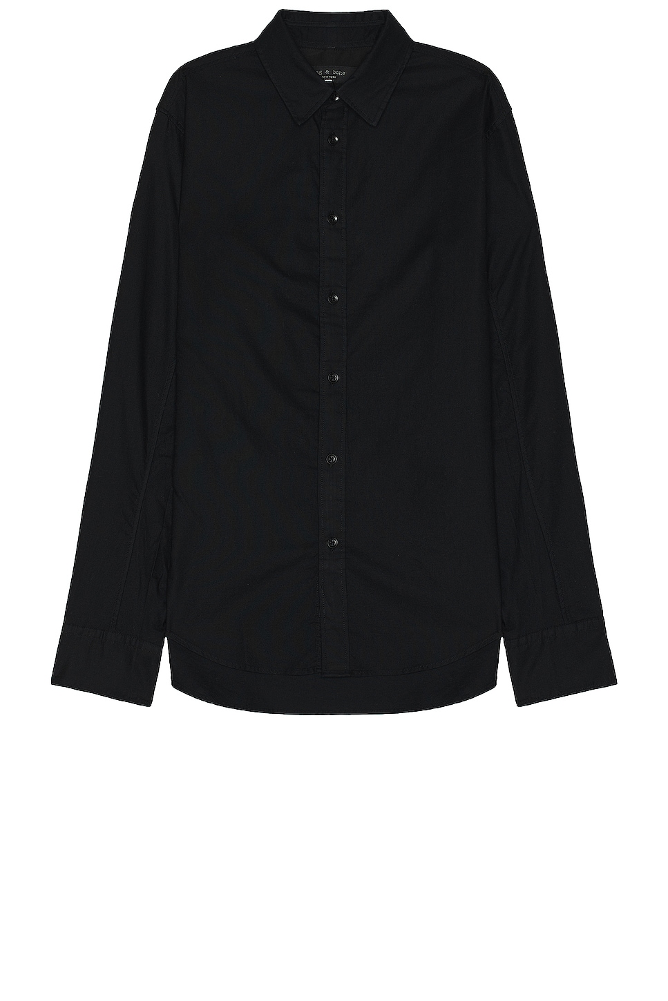 Image 1 of Rag & Bone Engineered Oxford Shirt in Black