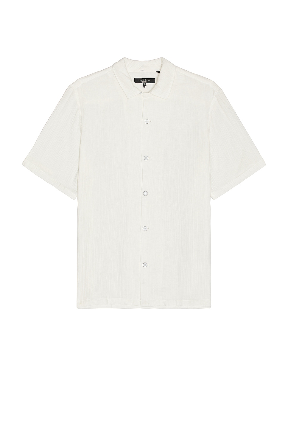 Image 1 of Rag & Bone Avery Gauze Shirt in White