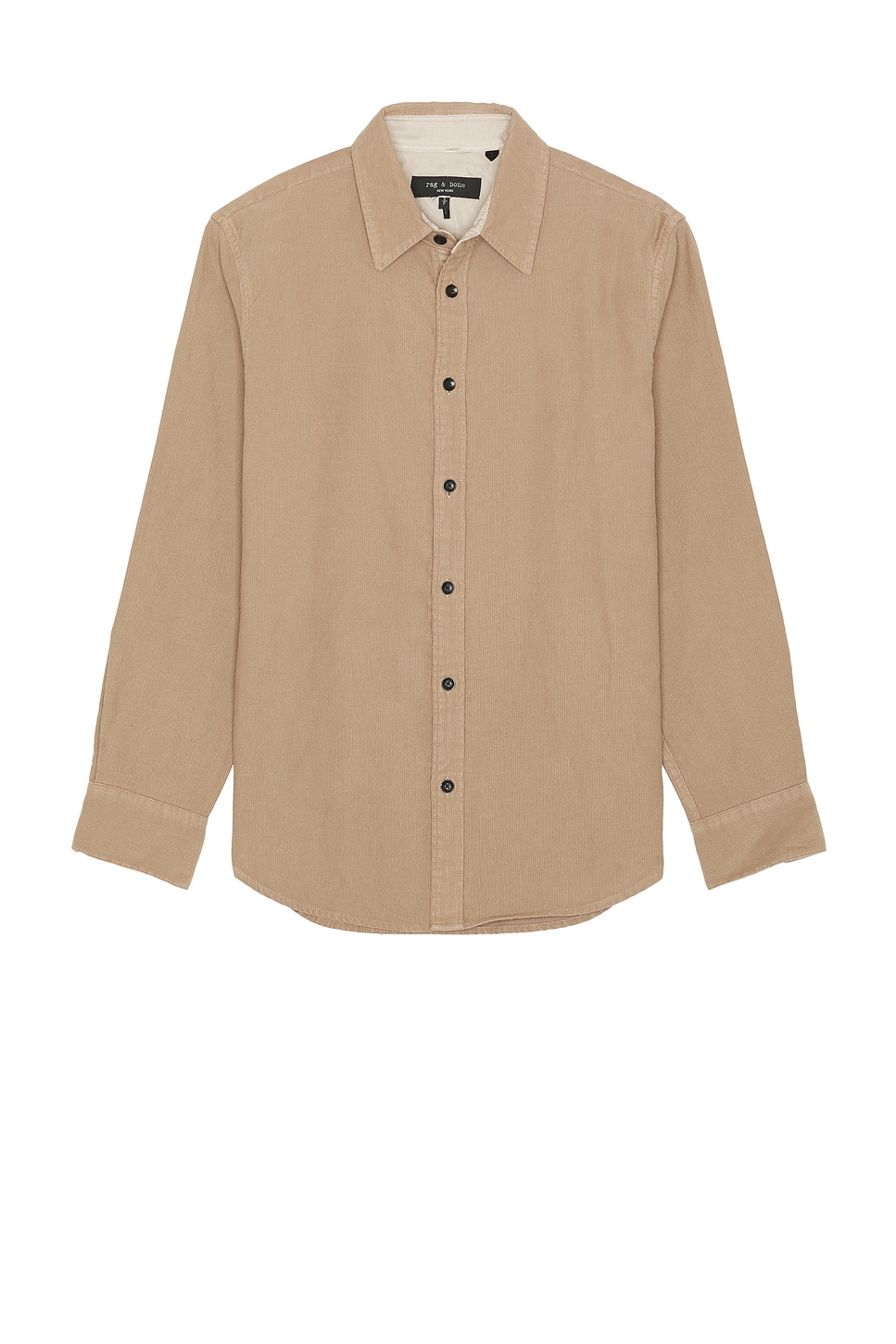 Shop Rag & Bone Finch Corduroy Long Sleeve Shirt In Desert