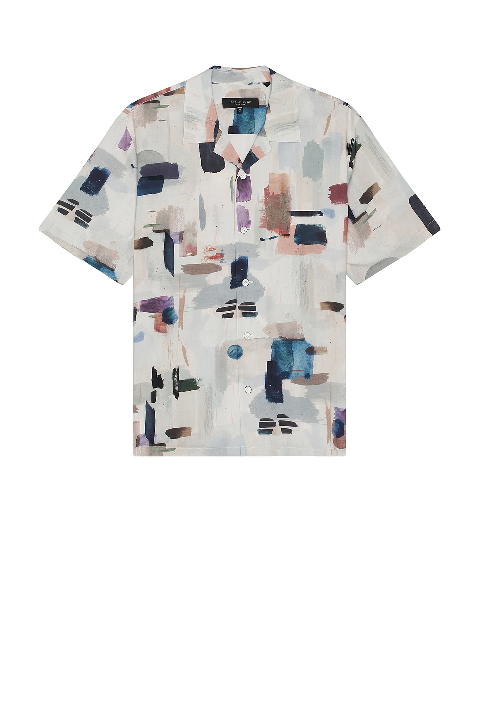 Avery Printed Shirt in Blue
