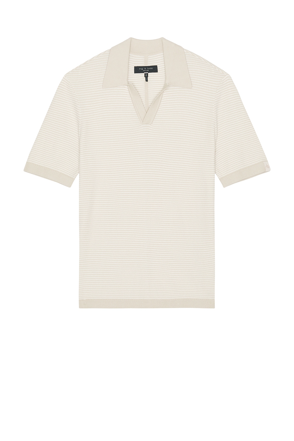 Image 1 of Rag & Bone Harvey Chevron Johnny Polo in Desert Sand