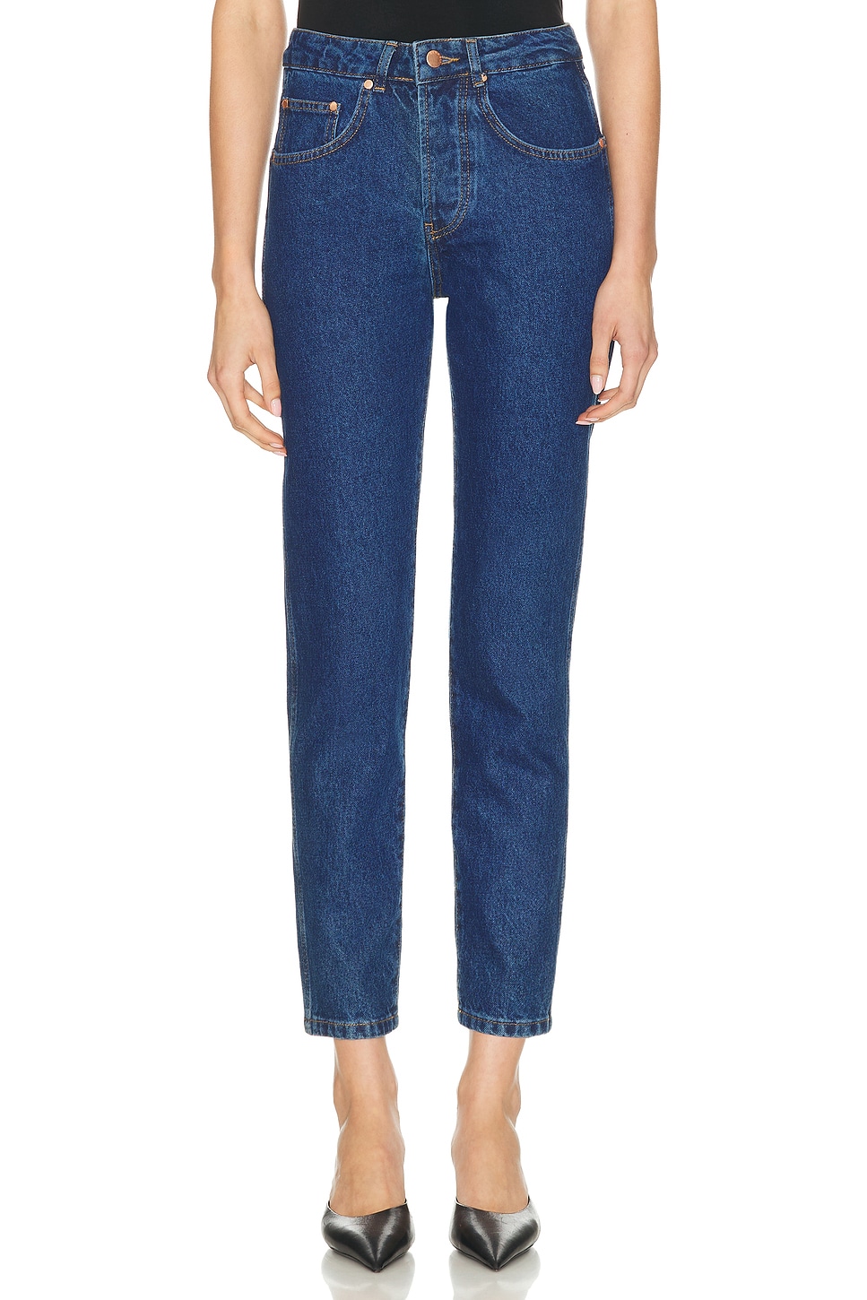 Image 1 of RENGGLI Slim Leg in Deep Indigo