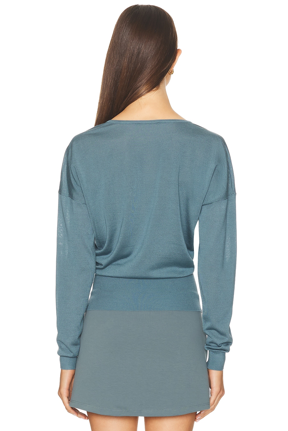 RENGGLI Silk Cashmere V-neck Sweater