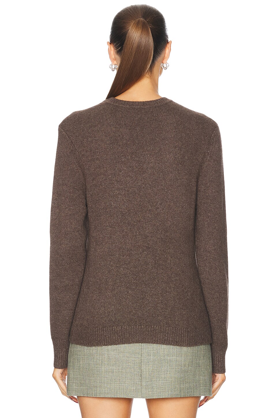 RENGGLI Embroidered Cashmere Crewneck Sweater