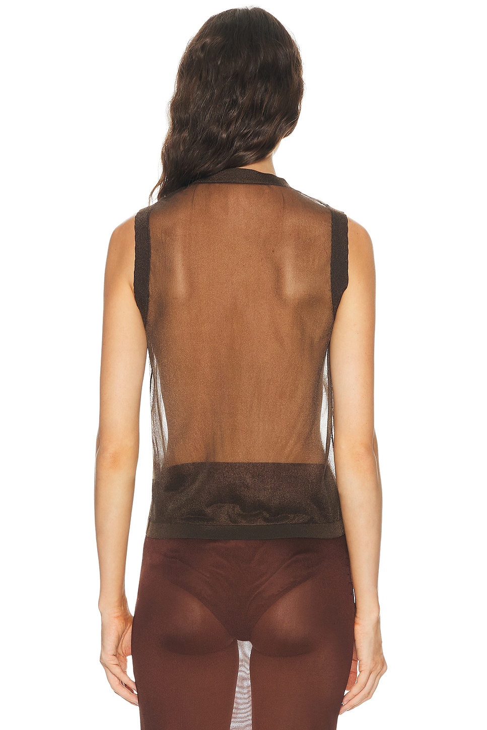 RENGGLI Sheer Knit Vest | Thumbnail 3