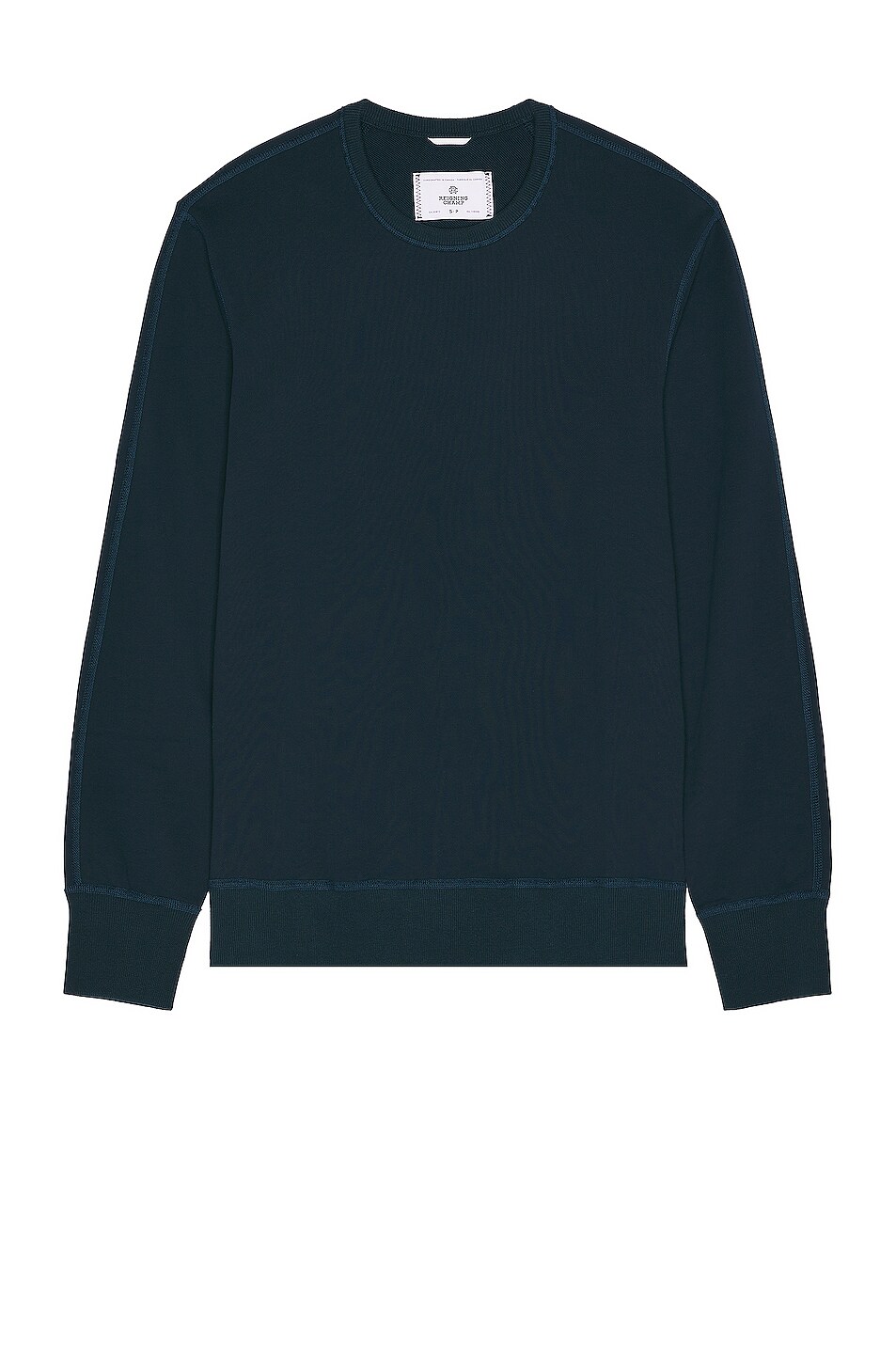 Image 1 of Reigning Champ Crewneck Midweight Terry in Deep Teal
