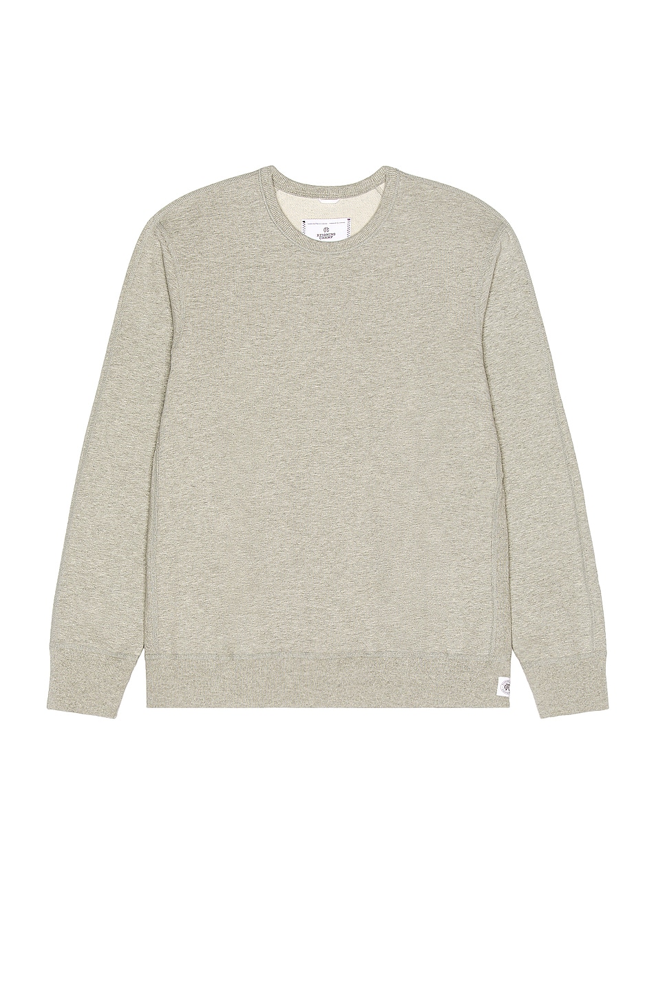 Image 1 of Reigning Champ Crewneck in Heather Grey