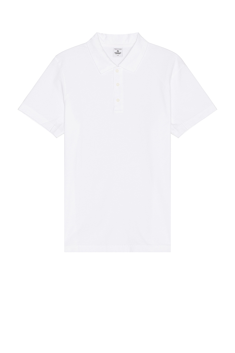 Image 1 of Reigning Champ Lightweight Jersey Polo in White