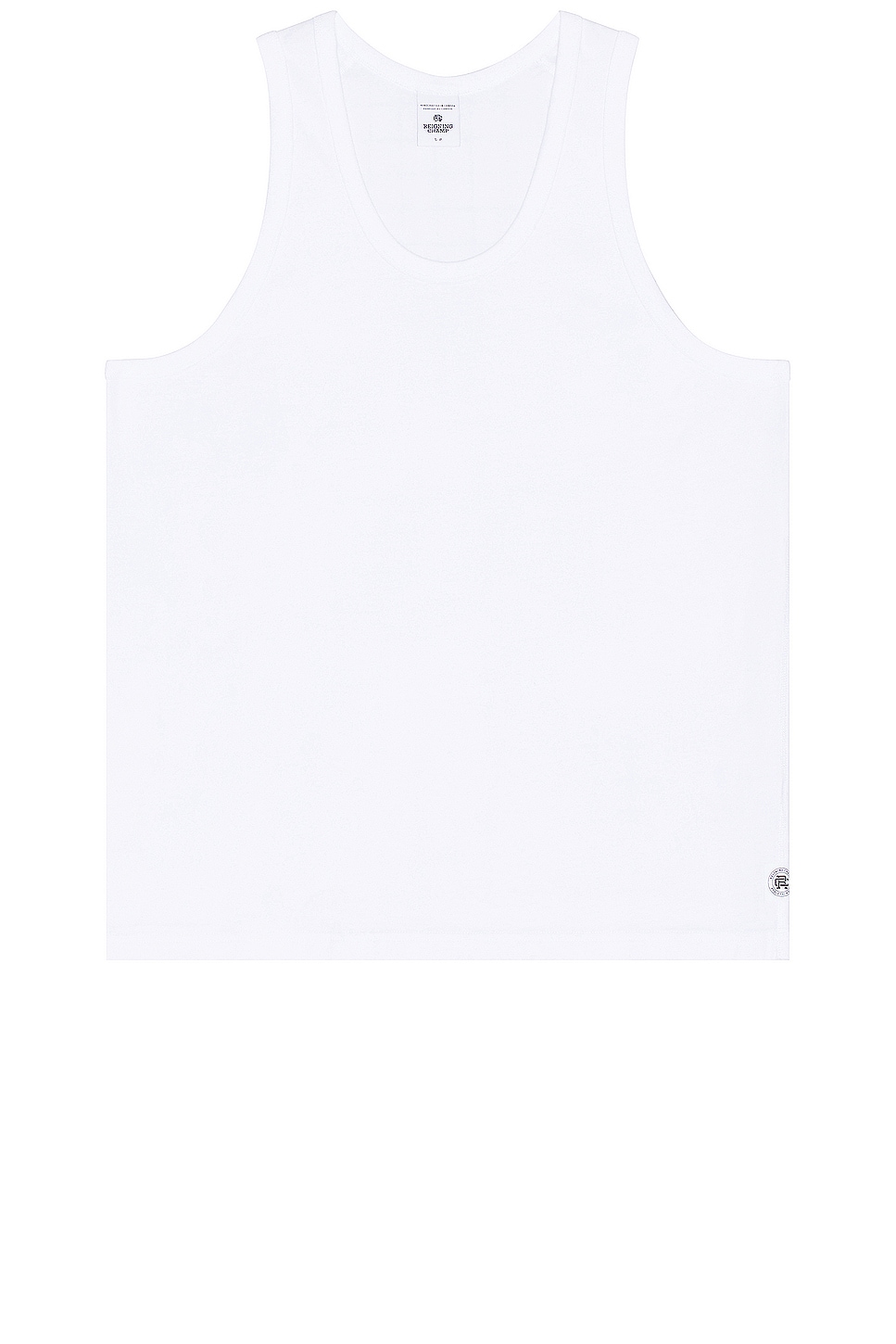 Image 1 of Reigning Champ Lightweight Jersey Tank Top in White