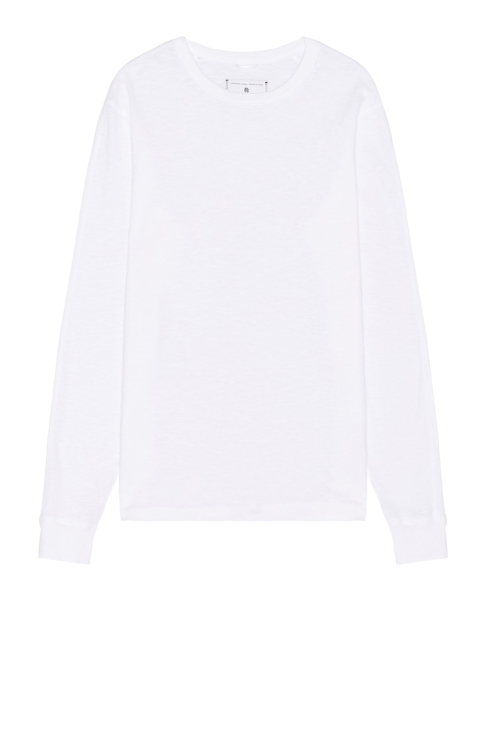 Image 1 of Reigning Champ Reigning Champ 1x1 Slub Long Sleeve in White