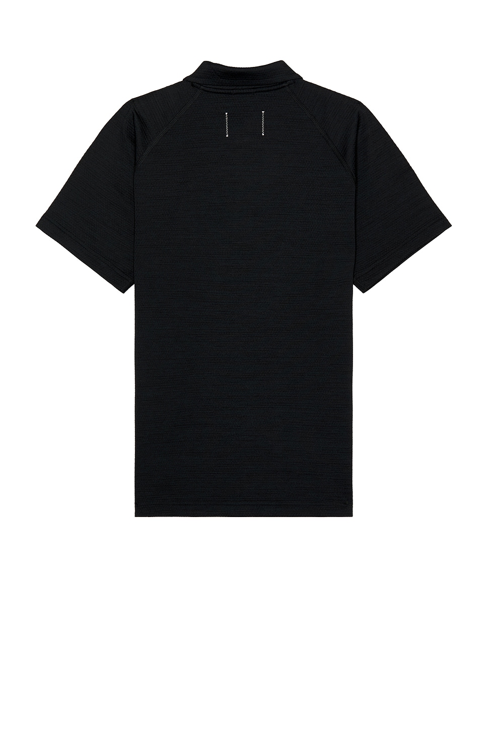 Shop Reigning Champ Solotex Mesh Tiebreak Polo In Heather Black