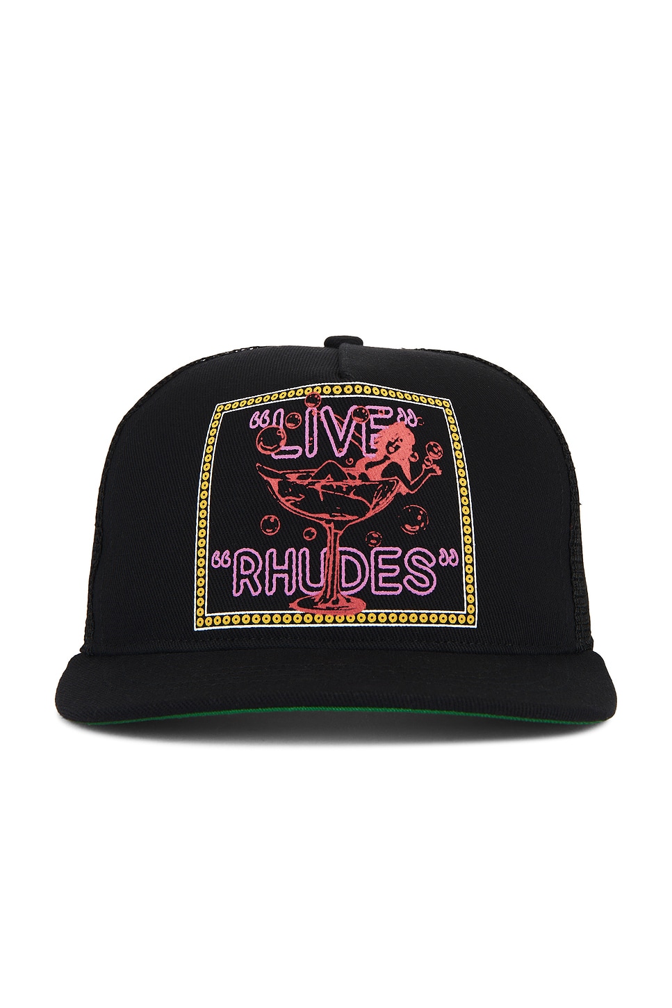 Live Rhudes Trucker Hat in Black