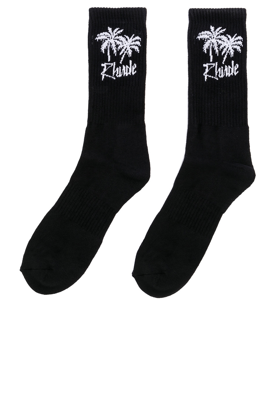Image 1 of Rhude Palm Tree Socks in Black