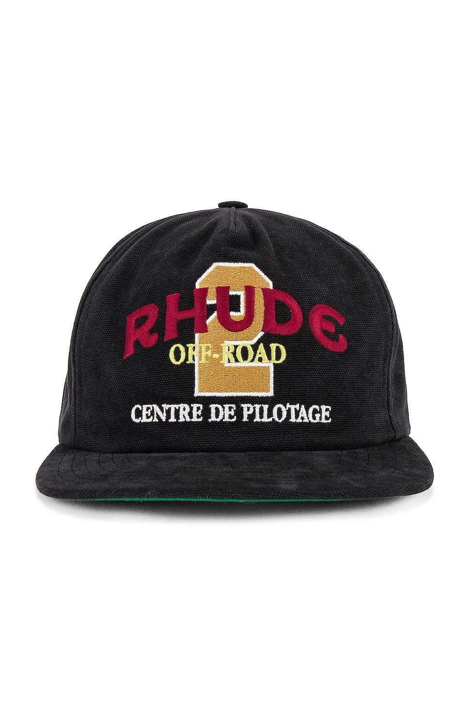 Rhude Off Road Hat In Black in Black