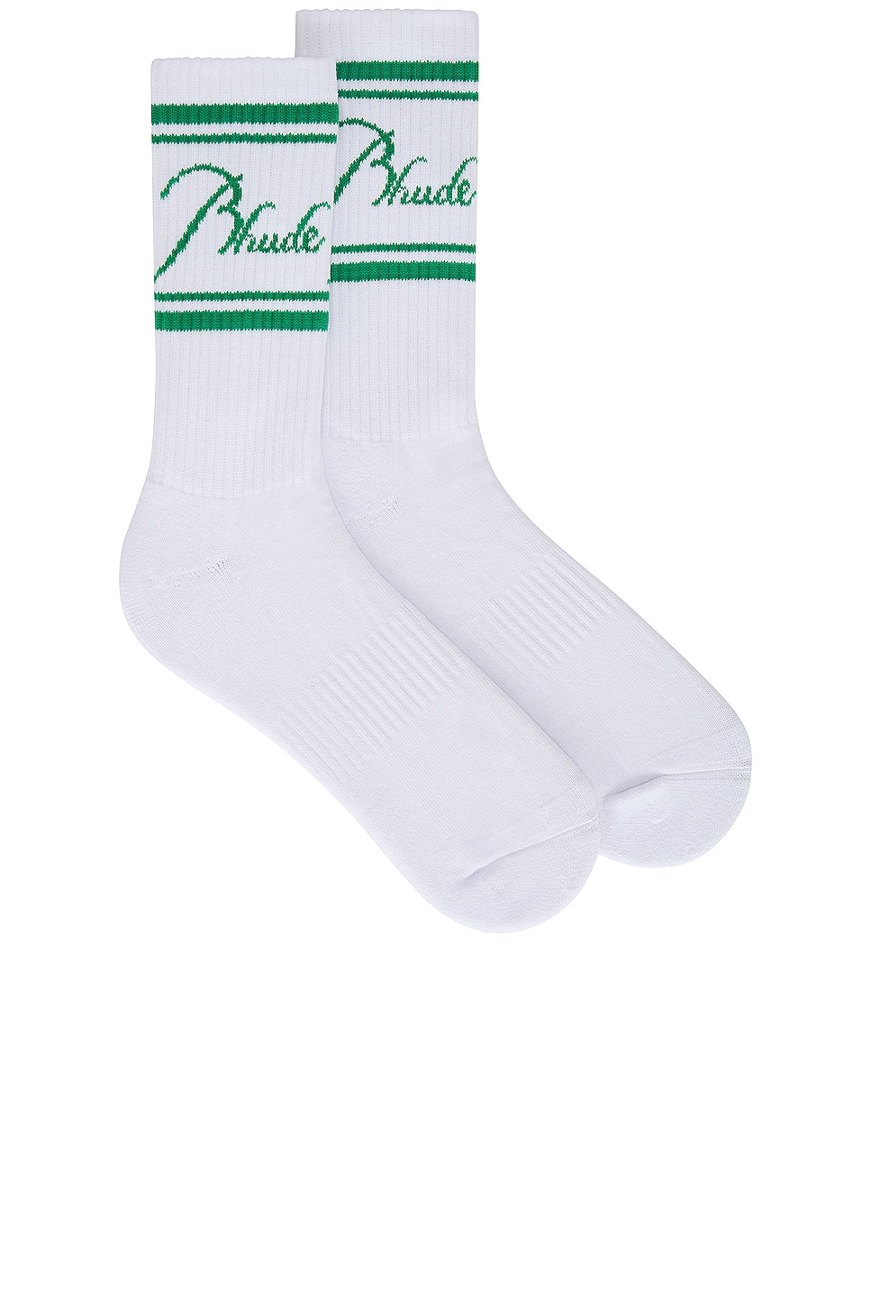 Rhude Script Logo Socks in White