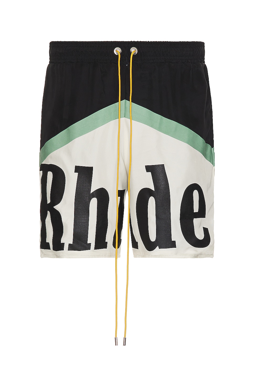 Image 1 of Rhude Rhude Awakening Short in Black/green/creme