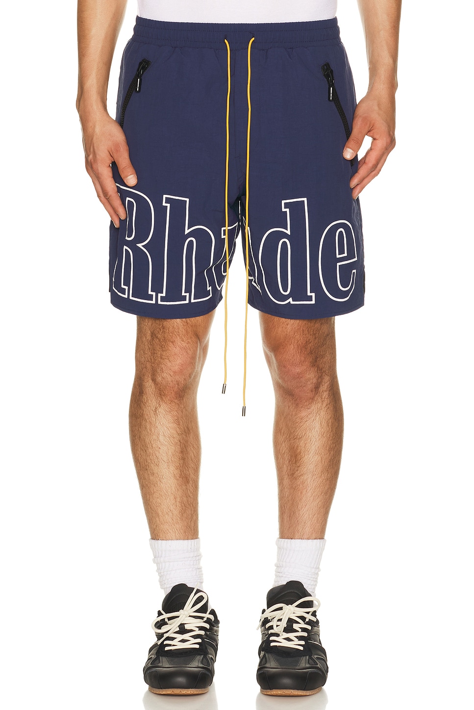 Rhude Logo Shorts - Women's Clothing