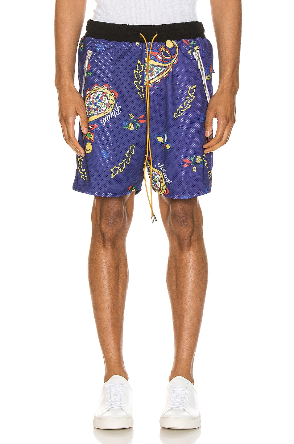 Image 1 of Rhude Bandana BBall Shorts in Blue