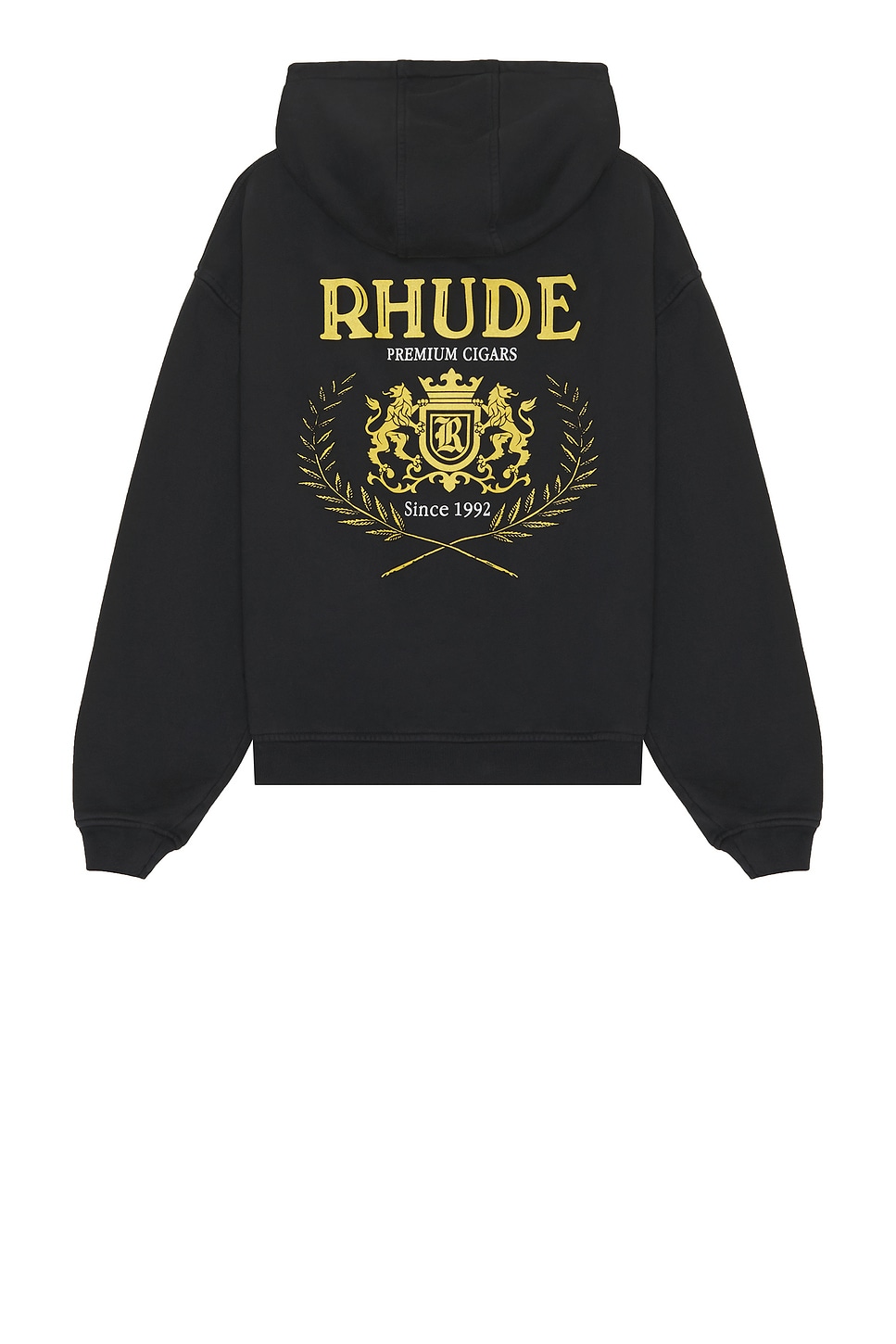 Image 1 of Rhude Cresta Hoodie in Vintage Black