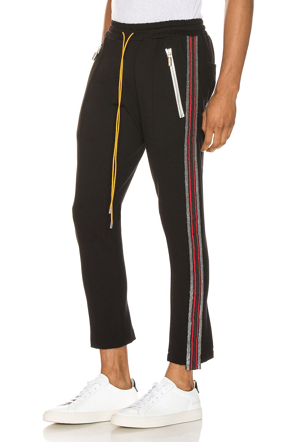 Image 1 of Rhude Traxedo Pant in Black & Red