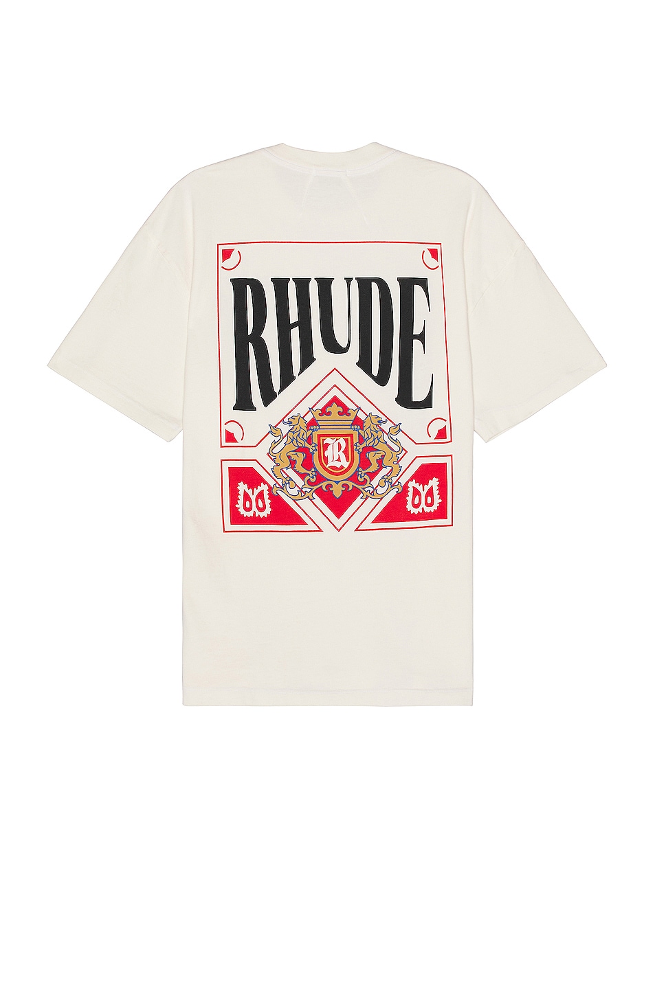 Image 1 of Rhude Card Tee in Vintage White