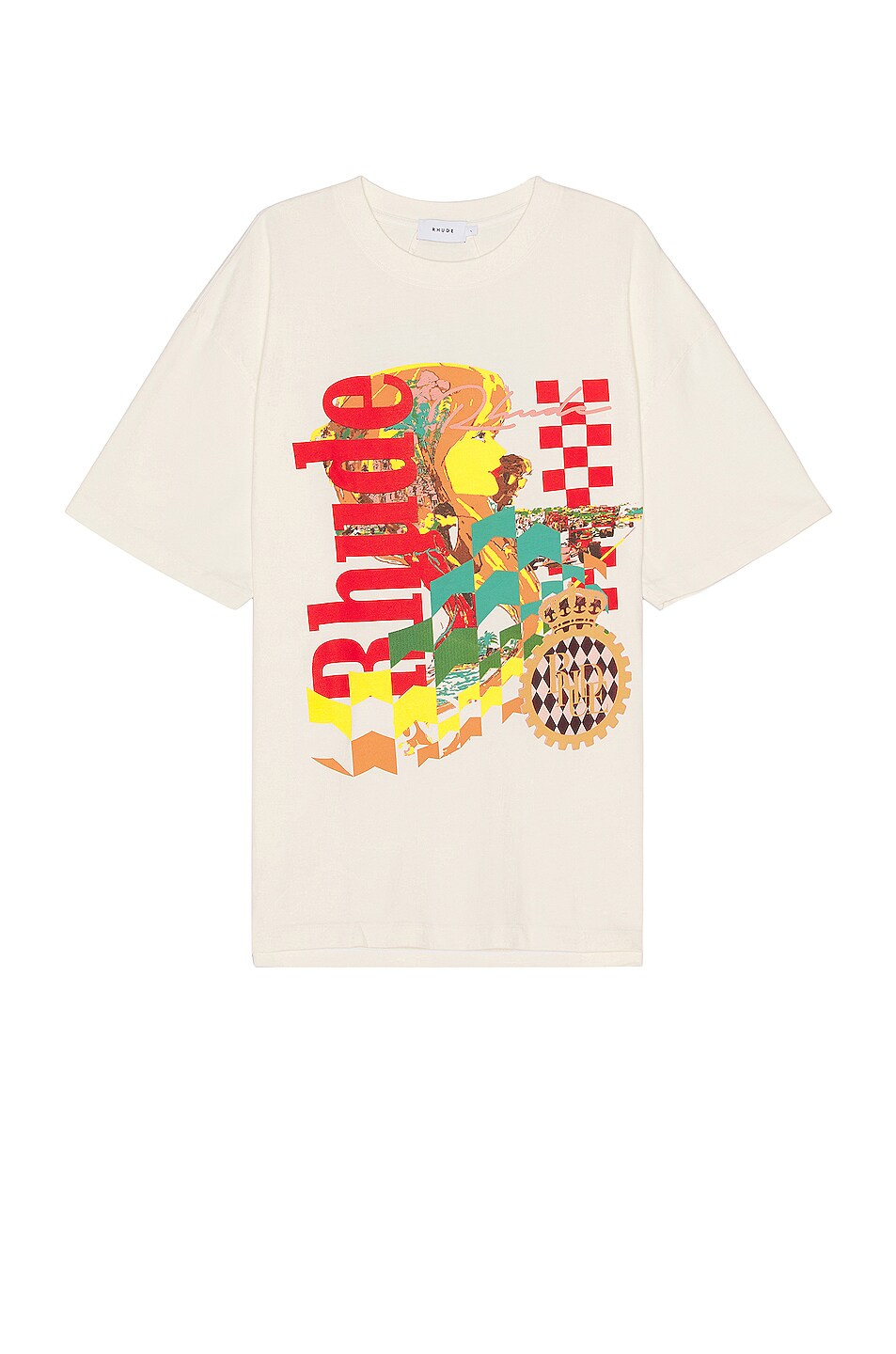 Rhude Joyride Tee in Vintage White | FWRD