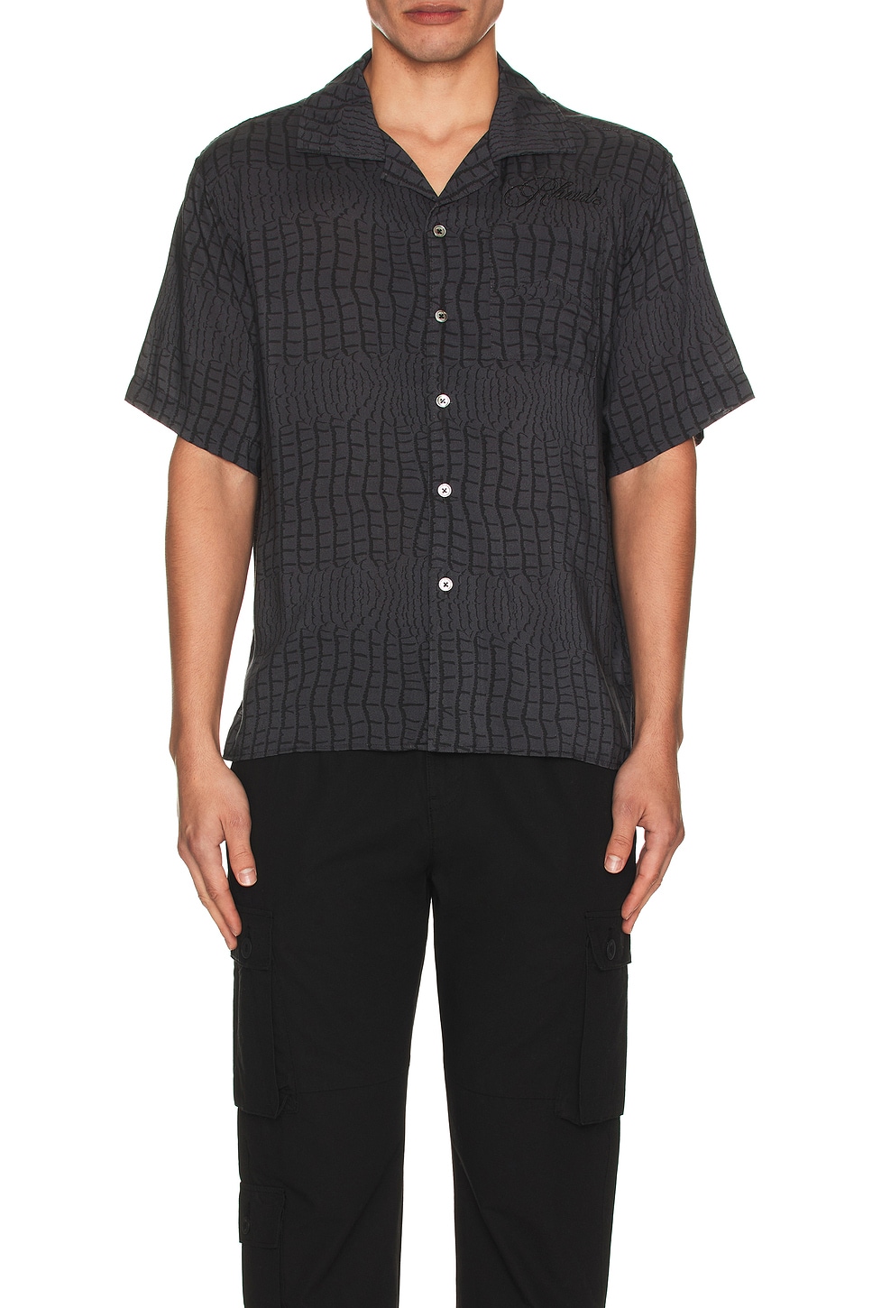 Image 1 of Rhude Croc Shirt in Black