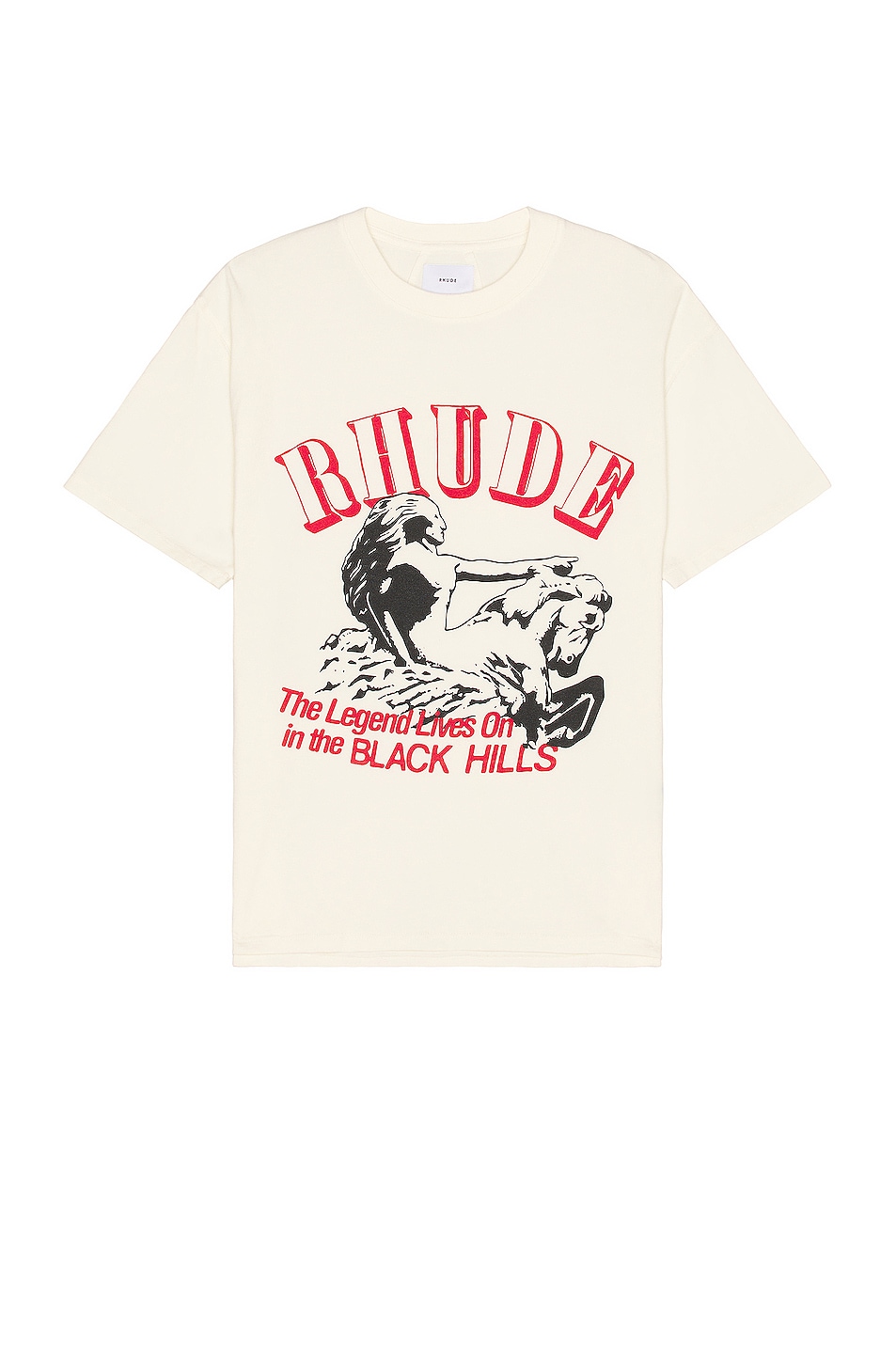 Image 1 of Rhude Legend Lives On Tee in Vintage White