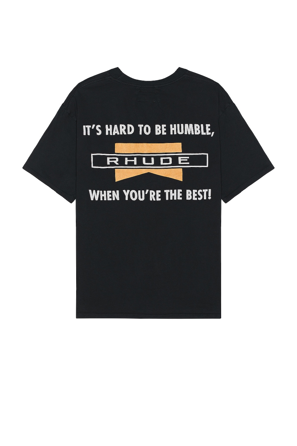 Image 1 of Rhude Hard To Be Humble Tee in Vintage Black