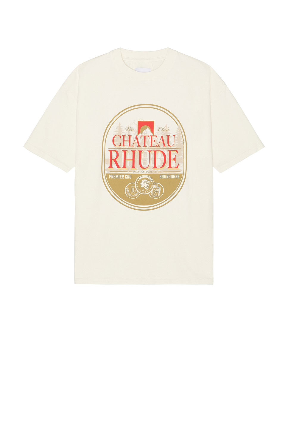 Image 1 of Rhude Premier Cru Tee in Vintage White