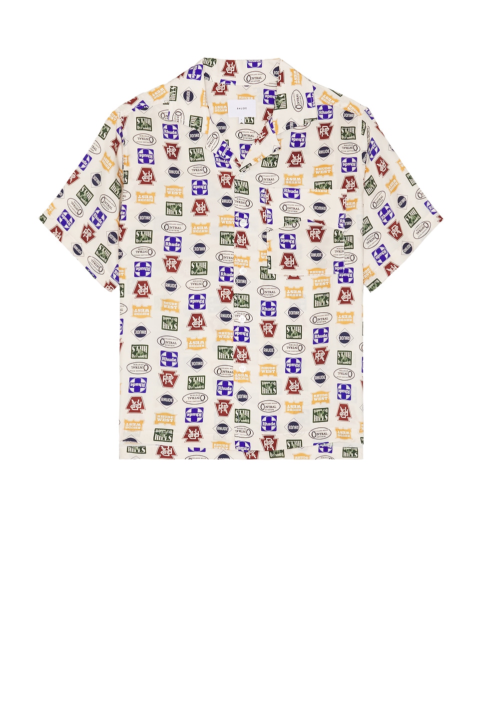 Image 1 of Rhude Trucker Print Shirt in Multi