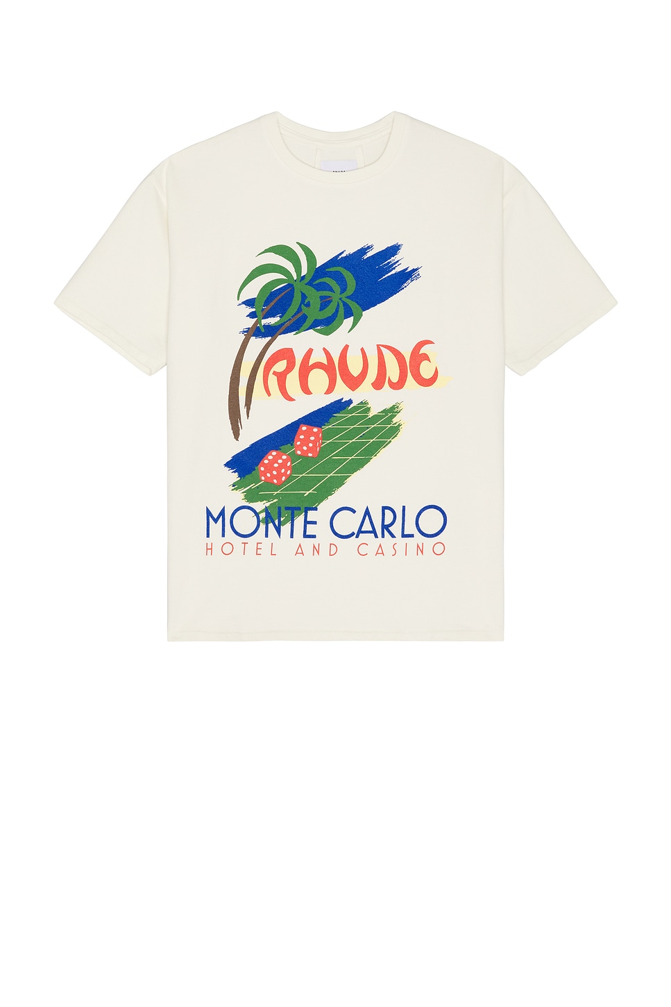 Image 1 of Rhude Roulette Tee in Vintage White