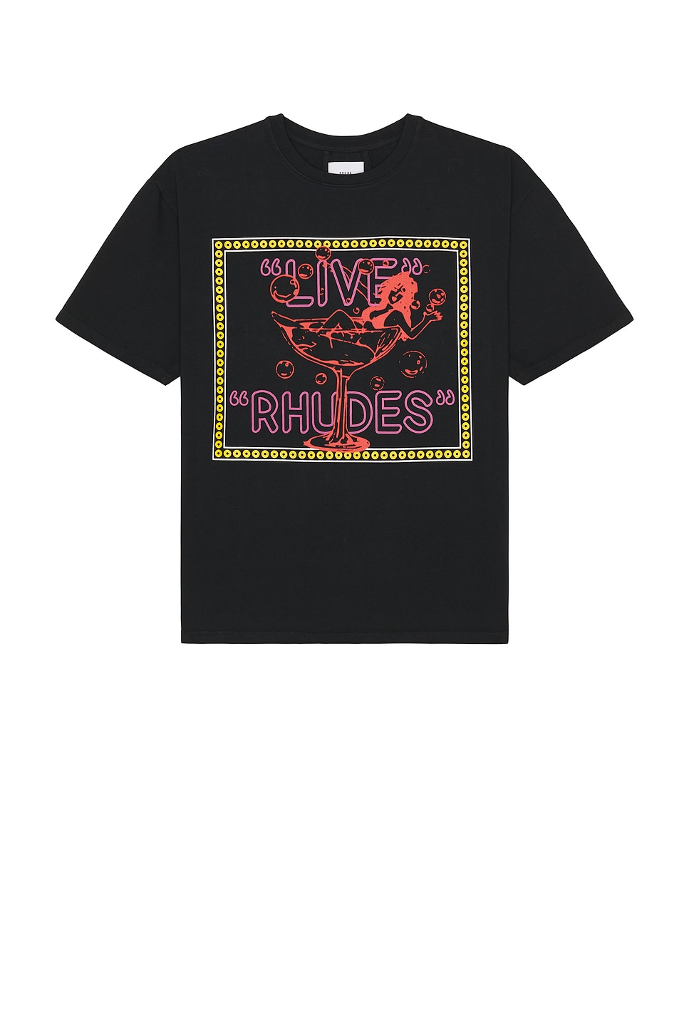 Live Rhudes Tee in Black