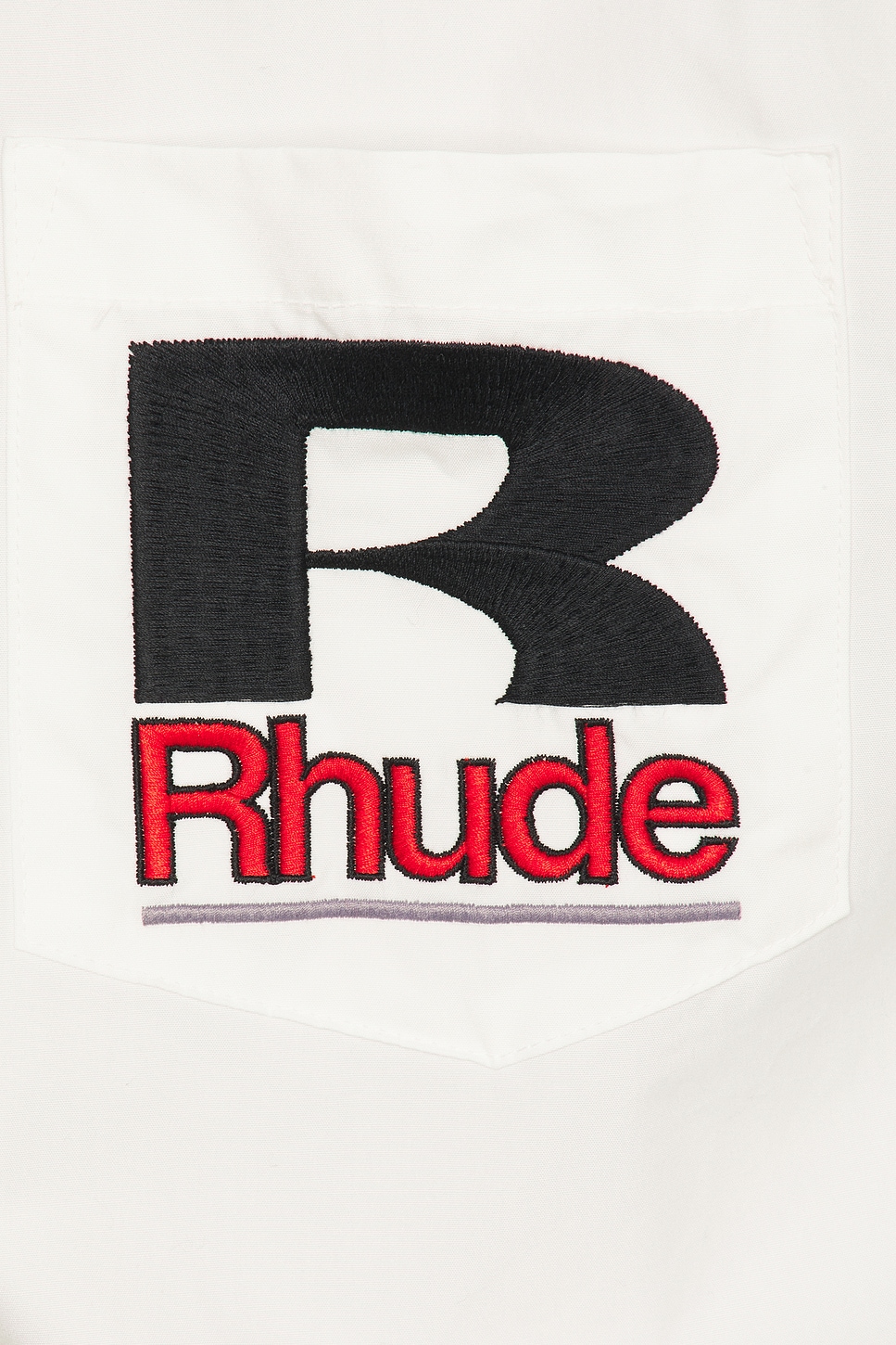 Rhude 페트롤 오버사이즈 메카닉 셔츠
