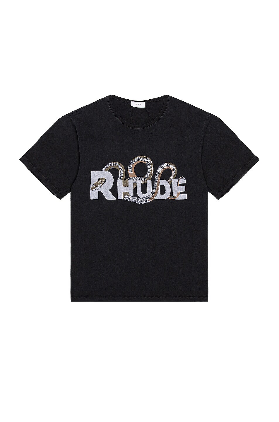 Image 1 of Rhude Snake Logo Tee in Black