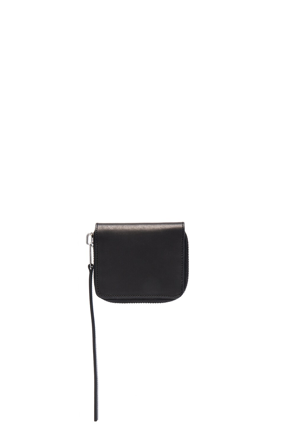 Image 1 of Rick Owens Zipped Credit Card Holder in Black