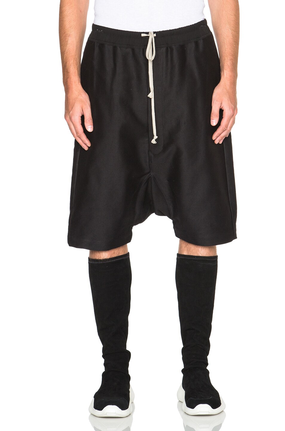 Image 1 of Rick Owens Pod Shorts in Black