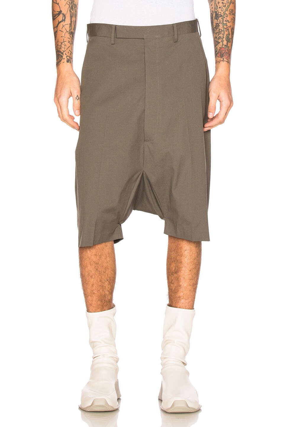 Image 1 of Rick Owens Tailored Podshorts in Euca