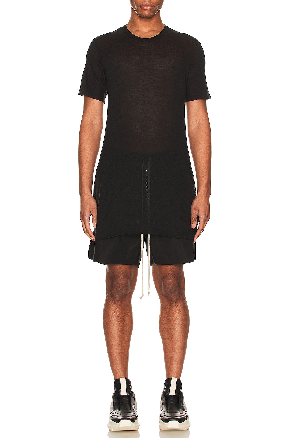 Image 1 of Rick Owens Bela Boxers Shorts in Black