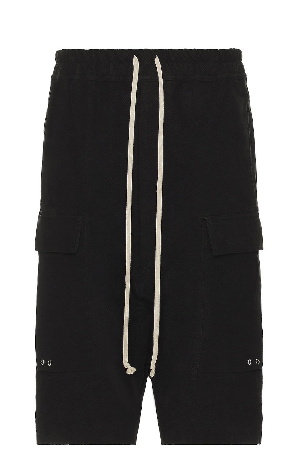 Image 1 of Rick Owens Cargo Pod Shorts in Black