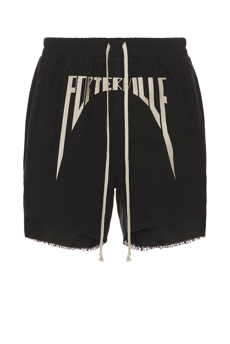 Image 1 of Rick Owens Long Boxers in Black & Pearl