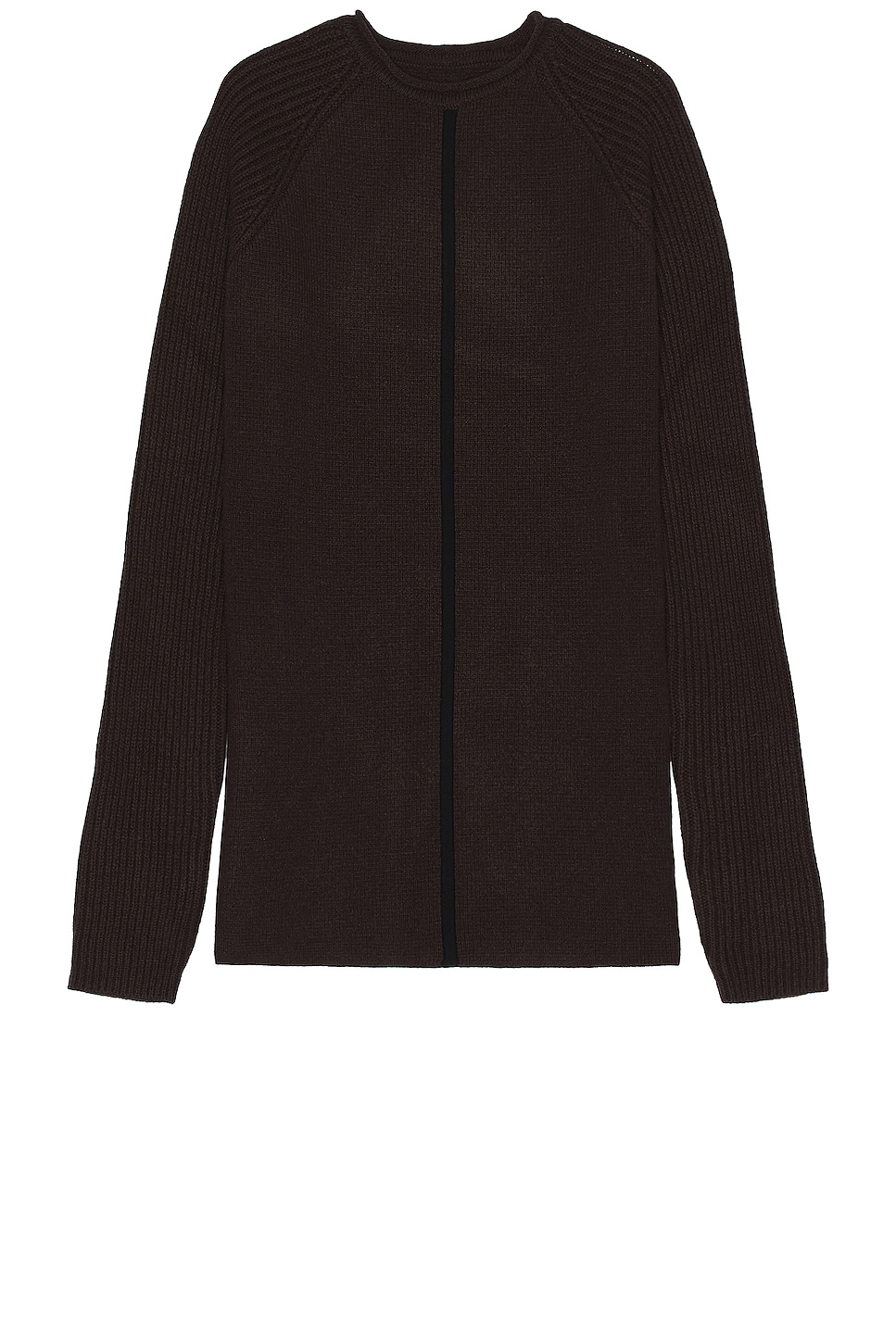 Image 1 of Rick Owens Maglia Sweater in Brown & Black