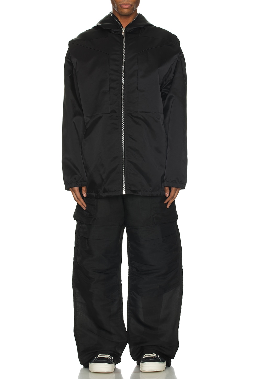 Image 1 of Rick Owens Lido Hoodie in Black