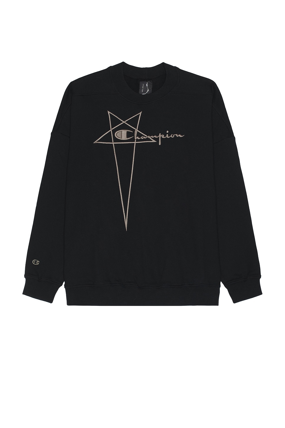 X Champion Jumbo Sweater in Black