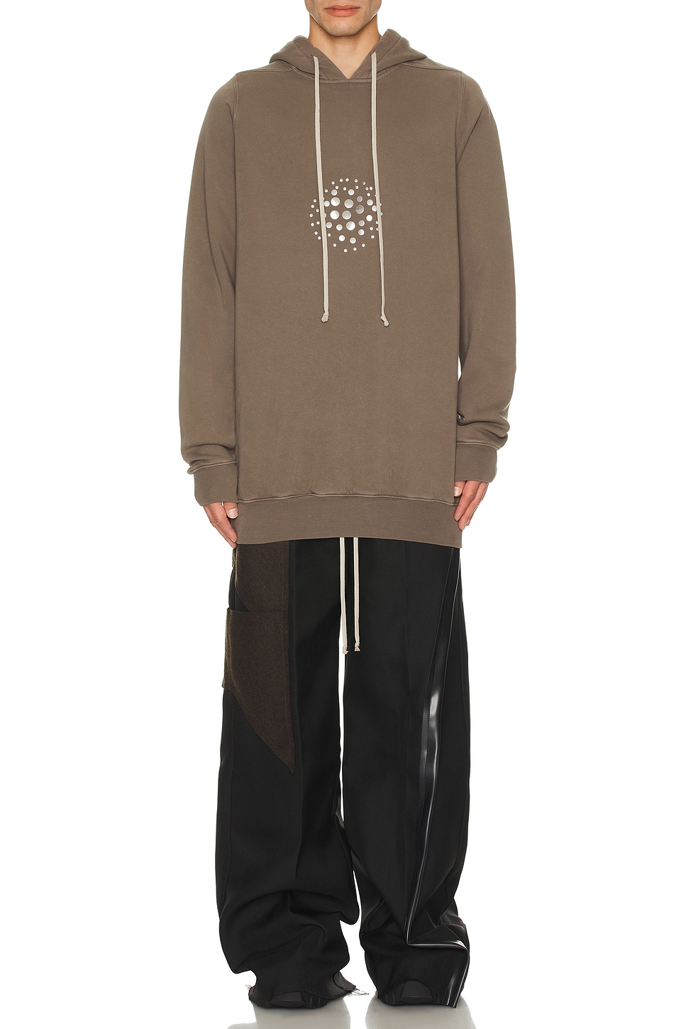Image 1 of Rick Owens Hoodie in Dust