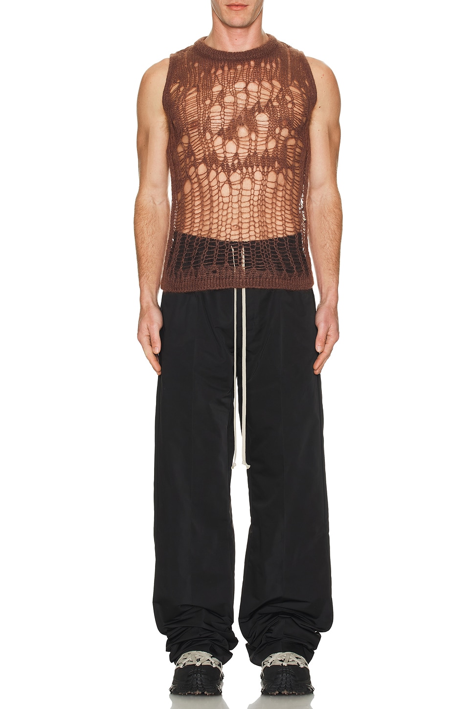 Image 1 of Rick Owens Spider Tank in Mahogany